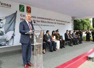 Llama Bedolla a seguir ejemplo de valentía y patriotismo de Niños Héroes