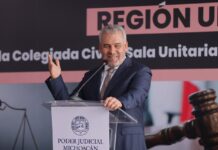 Justicia más cerca de la gente; pone Bedolla en marcha salas regionales judiciales en Uruapan