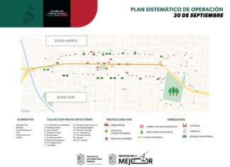 Habrá 20 accesos para el desfile del 30 de septiembre en Morelia: SSP