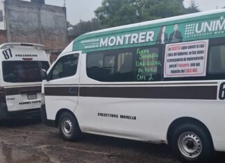 Paro de la ruta Café Oro en Morelia por demanda de salida de coordinador