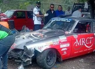 Revelan video del accidente de auto de la Carrera Panamericana en Mil Cumbres; un “despiste”, la causa