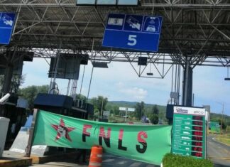 FNLS libera paso en caseta Morelia-Guadalajara durante jornada de protesta