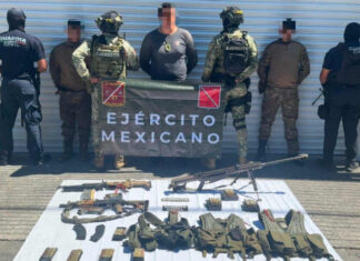 Vinculan a proceso a tres presuntos integrantes de Cártel de Jalisco detenidos con armamento de alto poder en Zinapécuaro