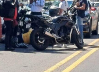 Motociclista resulta lesionado en accidente sobre la Madero Poniente, en Morelia