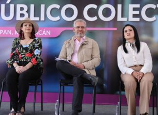 ¡Renovación en marcha! Uruapan recibirá primeros 80 camiones de transporte público: Bedolla