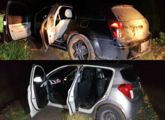 Hombres armados atacan a policías en Zinapécuaro; huyen y abandonan dos vehículos