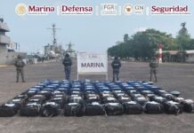 Aseguran 2.5 toneladas de cocaína en costas de Michoacán: Harfuch