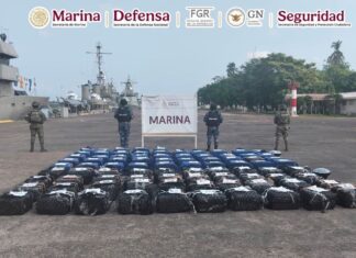 Aseguran 2.5 toneladas de cocaína en costas de Michoacán: Harfuch