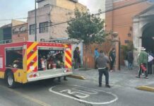 Se incendia el Templo de la Sagrada Familia en Morelia