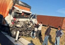 Choque entre camiones de carga en la autopista Guadalajara–Morelia deja un muerto y dos heridos