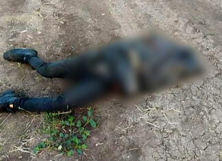 Abandonan cadáver embolsado en brecha de Apatzingán