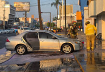 Auto estacionado se incendia en la colonia Jardinadas