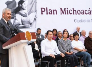Presentan Bedolla y Sheinbaum Plan Michoacán por la Paz y la Justicia