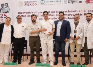 Plan Michoacán suma 244 profesionales de la salud para fortalecer la atención médica en el estado