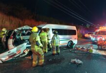 Reportan dos muertos y siete heridos tras choque en el camino Morelia–Recinto Ferial