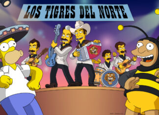 Los Tigres del Norte aparecerán en ‘Los Simpsons’ con corrido mexicano