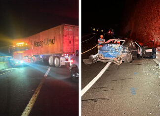 Se registran dos choques contra barreras de contención en la autopista Siglo XXI