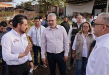 Bedolla y Zoé Robledo visitan predio para construcción de UMF en Nuevo Parangaricutiro