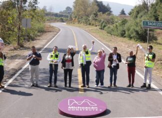 Más de 10 mil habitantes beneficiados con nueva carretera Tingüindín–Tacátzcuaro: Bedolla