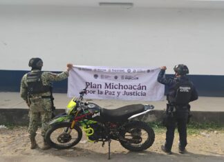 SSP destruye en Buenavista campamento ilícito y asegura 3 vehículos con reporte de robo