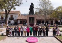 Inauguran Bedolla y Josefina Rodríguez remodelación de la Plaza Gertrudis Bocanegra; impulsará el turismo de Pátzcuaro