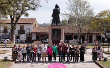 Inauguran Bedolla y Josefina Rodríguez remodelación de la Plaza Gertrudis Bocanegra; impulsará el turismo de Pátzcuaro