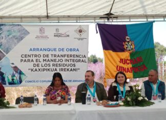 Secma inicia construcción de centro de residuos en Angahuan
