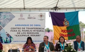 Secma inicia construcción de centro de residuos en Angahuan