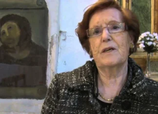 Fallece a los 94 años Cecilia Giménez, la pintora aficionada que “restauró” el Ecce Homo