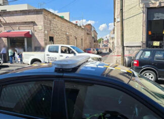 Fallece hombre por causas naturales en vía pública del Centro de Morelia