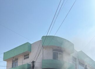 Se incendia vivienda en la colonia Lomas del Valle, en Morelia
