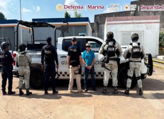 AUTORIDADES FEDERALES Y ESTATALES DETIENEN A 17 PERSONAS, ASEGURAN 10 ARMAS DE FUEGO Y VEHÍCULOS, EN MICHOACÁN