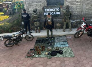 Presunto líder delincuencial es detenido en Zirahuén con armas y droga: SSP