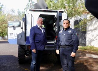 Bedolla refuerza combate al crimen con nuevos vehículos blindados