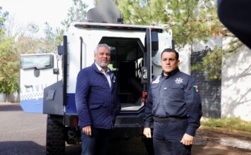 Bedolla refuerza combate al crimen con nuevos vehículos blindados