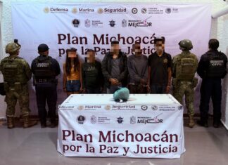 SSP detiene a 5, uno de ellos presunto integrante de banda que robaba vehículos en Morelia