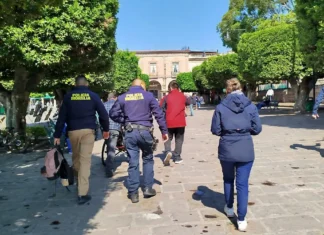 Muere hombre en Plaza de Armas, en el Centro Histórico de Morelia