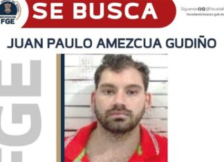 Fiscalía General del Estado de Michoacán ofrece 100 mil pesos por presunto feminicida de Sahuayo