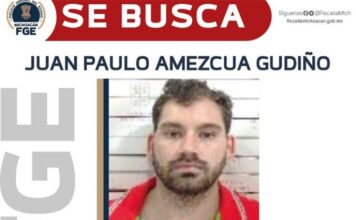 Fiscalía General del Estado de Michoacán ofrece 100 mil pesos por presunto feminicida de Sahuayo