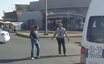 pelea tras incidente vial al oriente de Morelia queda solo en amagos