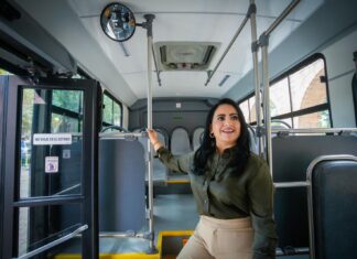 Gladyz Butanda supervisa pruebas de rutas de transporte a Altozano