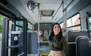 Gladyz Butanda supervisa pruebas de rutas de transporte a Altozano