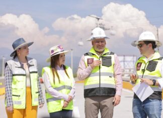 Bedolla abre carriles superiores del Paso La Hielera; agilizará el tránsito de 30 mil vehículos diarios