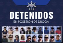 SSP detiene a 20 personas con dosis de droga en la última semana