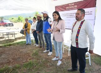 Ceac inaugura pozo profundo en Tupátaro; para garantizar agua potable a comunidad indígena