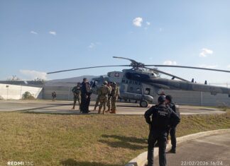 Se suman elementos especializados de Marina y helicóptero artillado al operativo en Jiquilpan