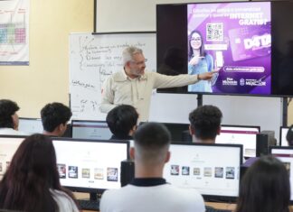 Estudiantes del Cobaem presentan a Bedolla proyecto de inteligencia artificial