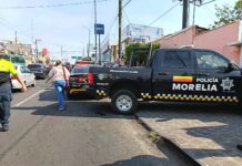 Muere hombre en banca de la Morelos Norte, en Morelia