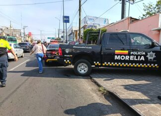 Muere hombre en banca de la Morelos Norte, en Morelia