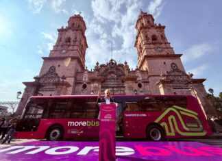Bedolla presenta el Morebús, nuevo transporte que pone fin a más de 50 años de rezago en movilidad